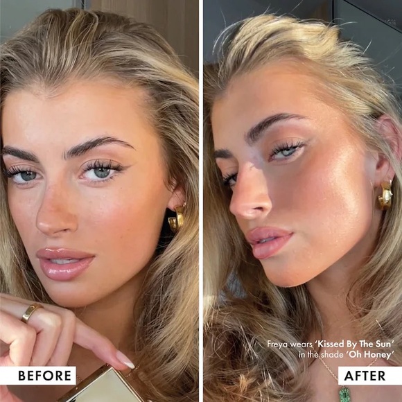 Iconic London Kissed by the Sun Multi-Use Blush & Bronzer Oh Honey New $29 - Picture 6 of 9